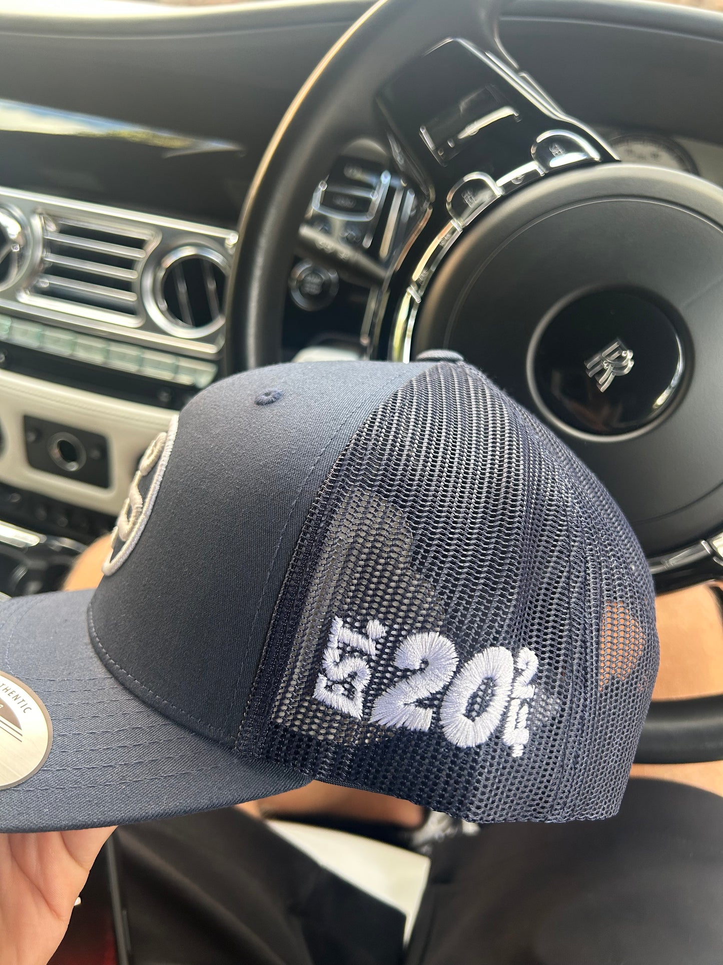 Essential Navy/White Trucker Cap