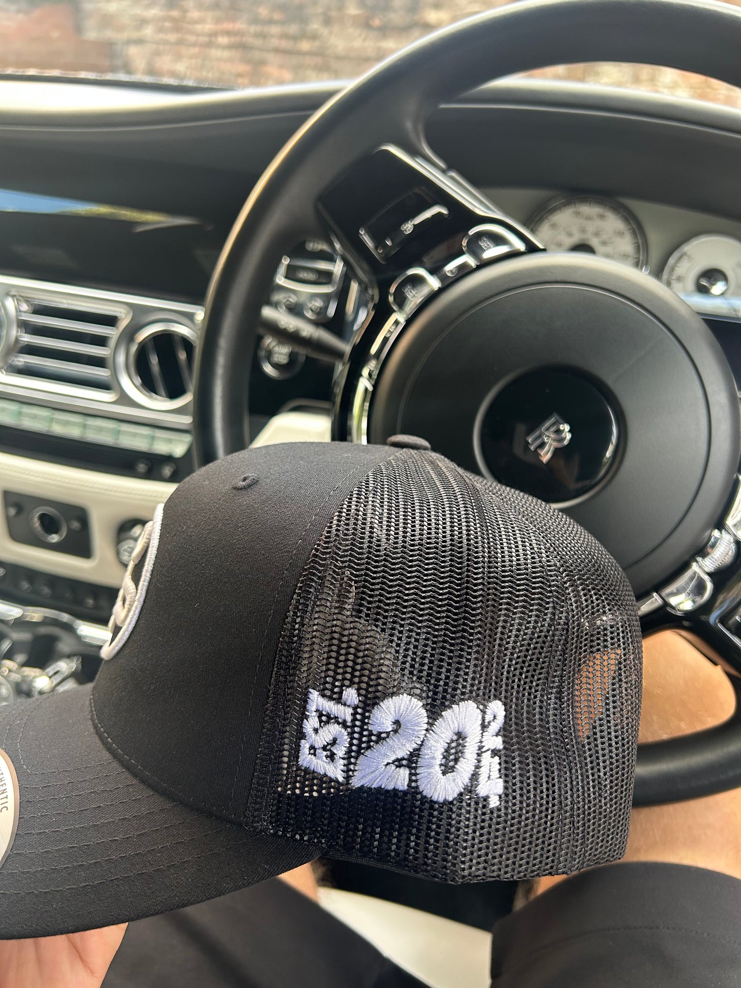 Essential Black/White Trucker Cap