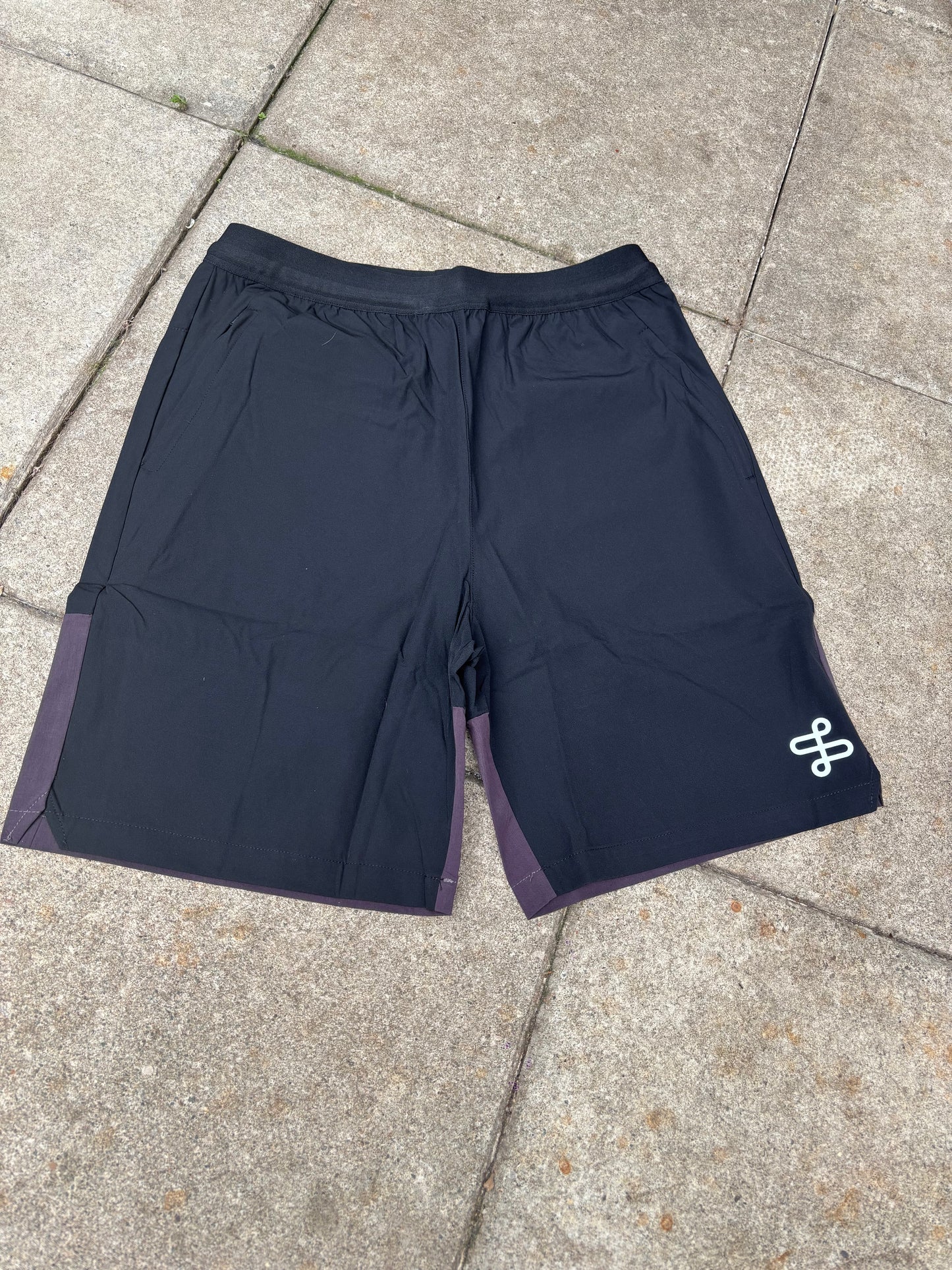 Black/Grey Running Shorts