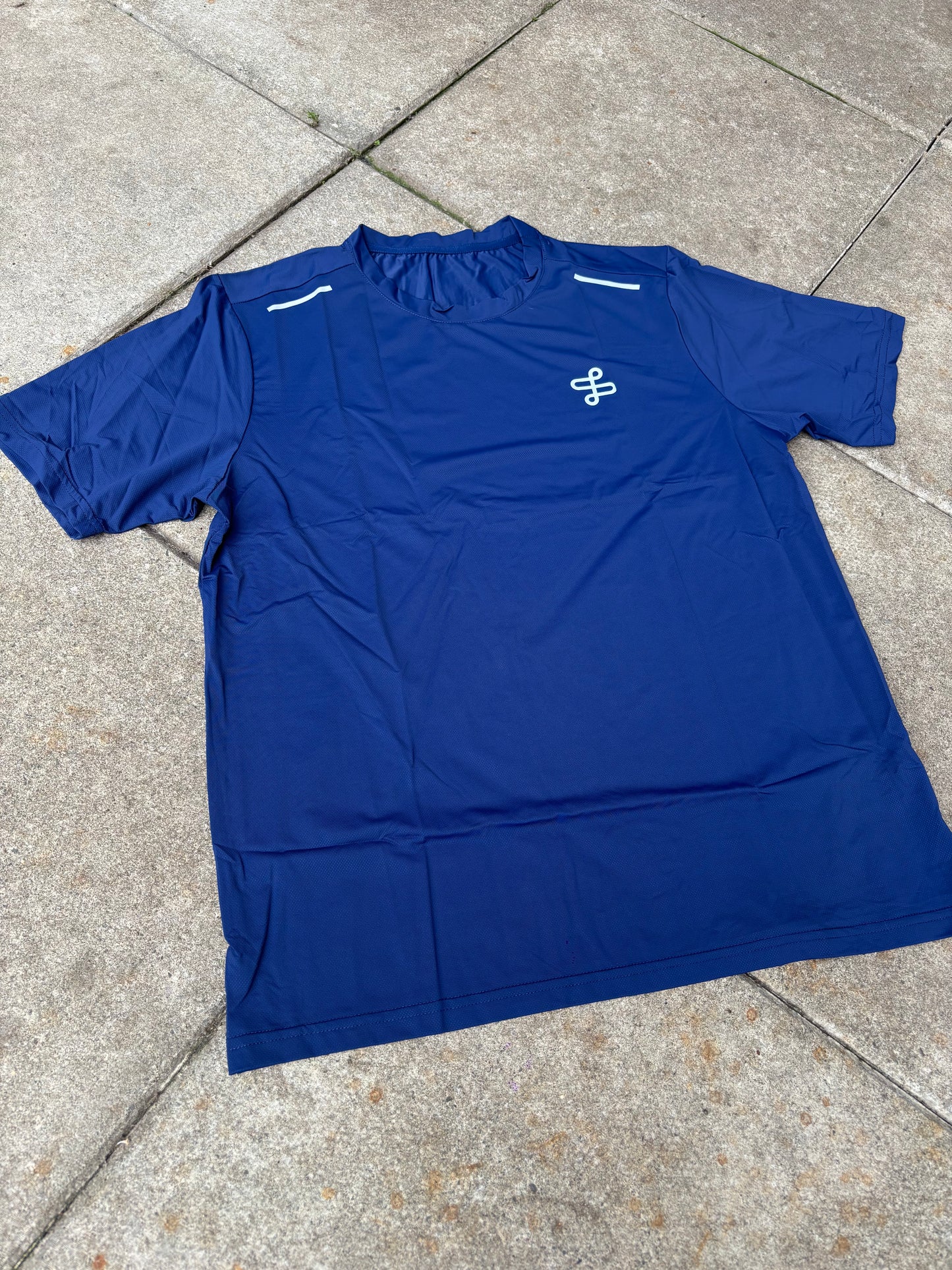 Navy Running T-Shirt