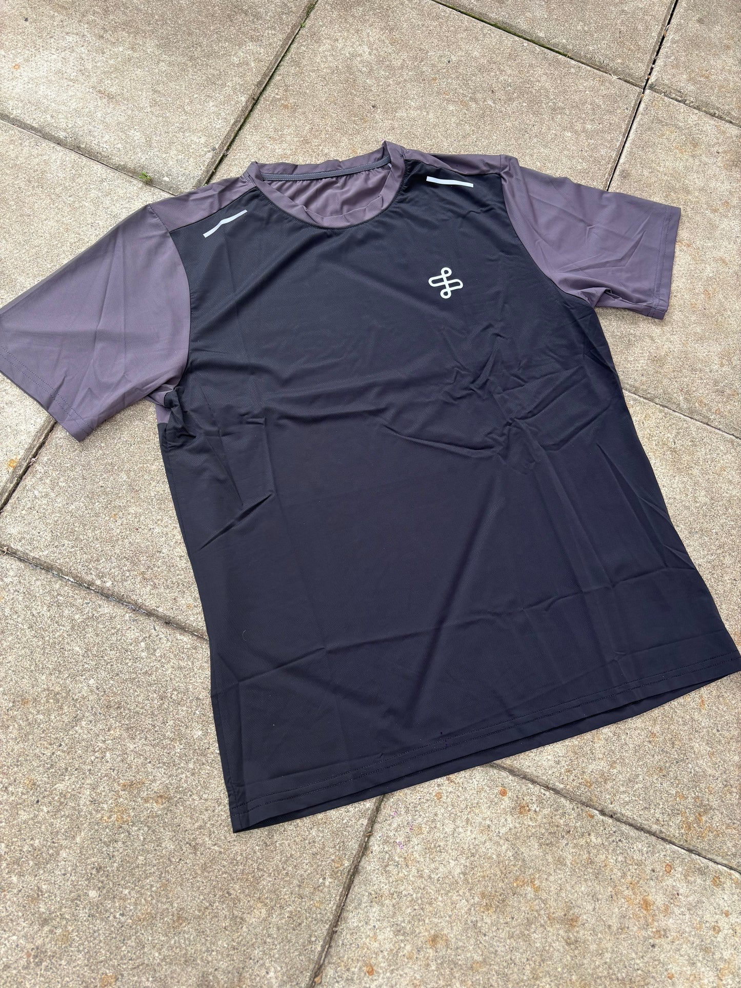Black/Grey Running T-Shirt