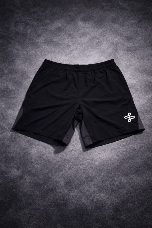 Black/Grey Running Shorts