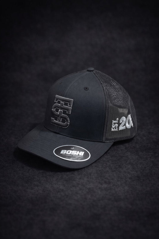 Grey Varsity Trucker Cap