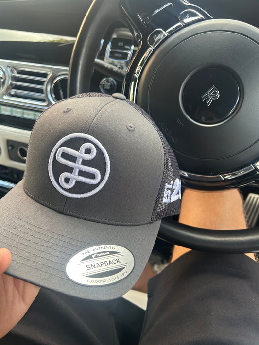Essential Grey/White Trucker Cap