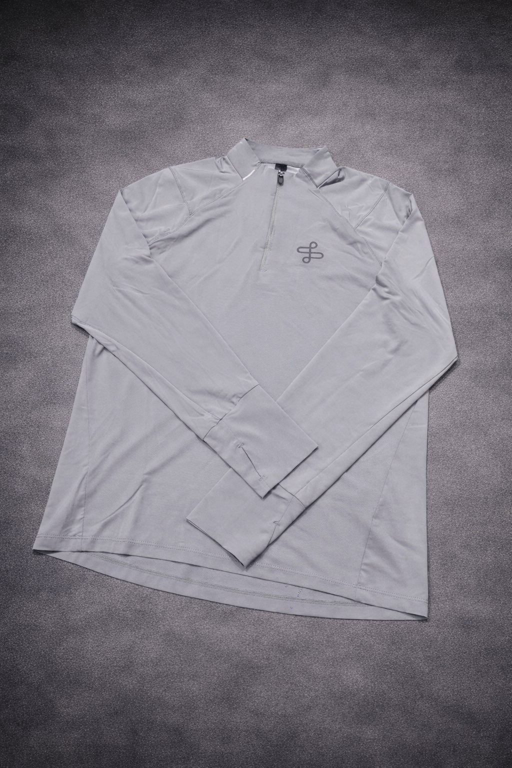 Light Grey Performance Quarter Zip
