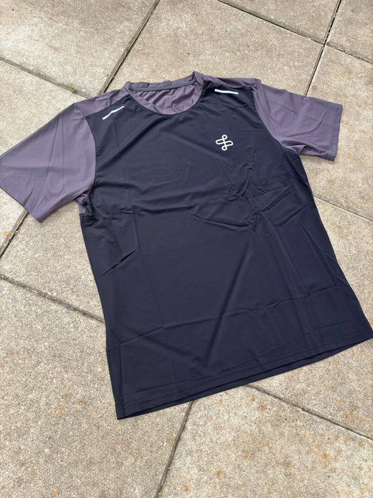 Black/Grey Running T-Shirt