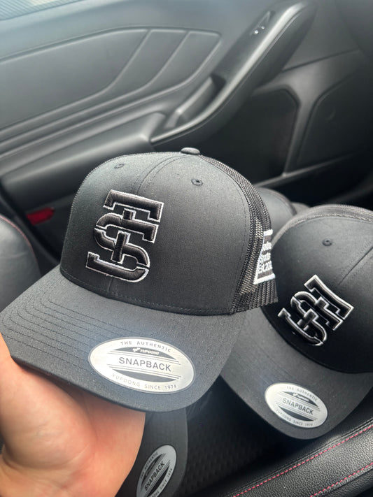 Varsity Trucker Cap Black